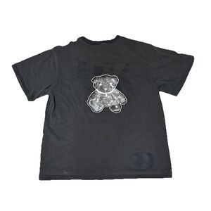 We11done Teddy Bear Shirt Charcoal Size Medium Cotton Rare Streetwear Men's